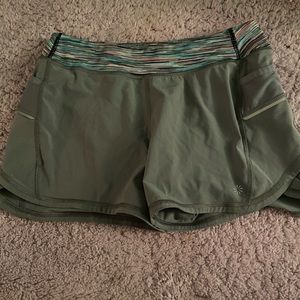 Athleta girl grey shorts
